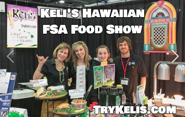 Keli’s Hawaiian Sauce Booth at the 2015 FSA Food Show
