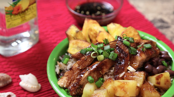 Caribbean Jerk Teriyaki Chicken Bowl